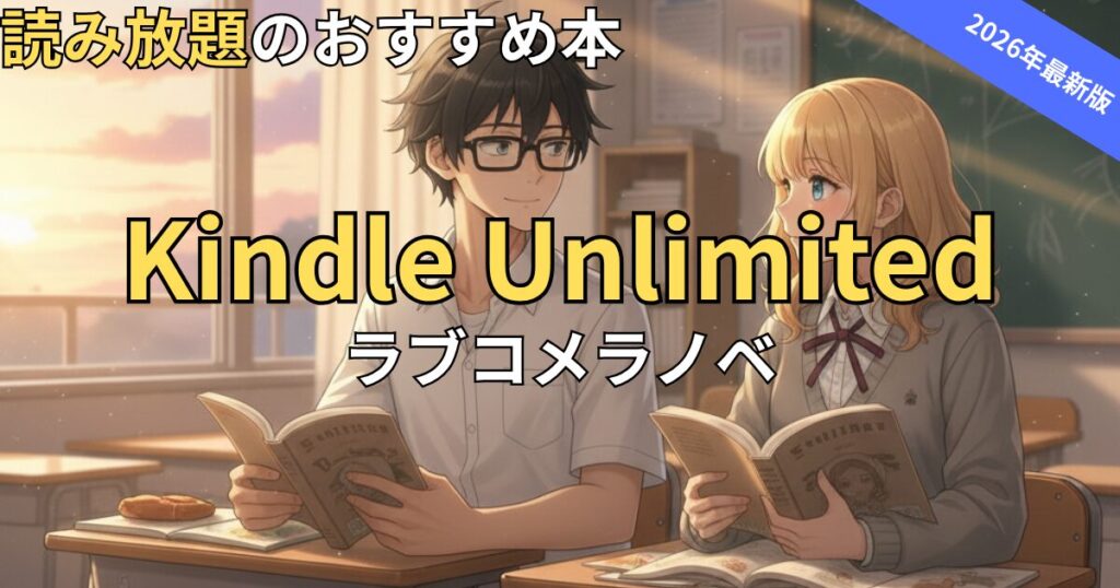 Kindle Unlimitedでおすすめのラブコメラノベ　2026年最新