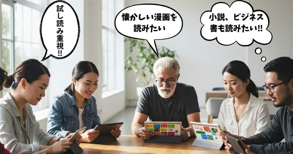 Kindle Unlimitedが漫画好きに「最適なおすすめユーザー」はこんな人!