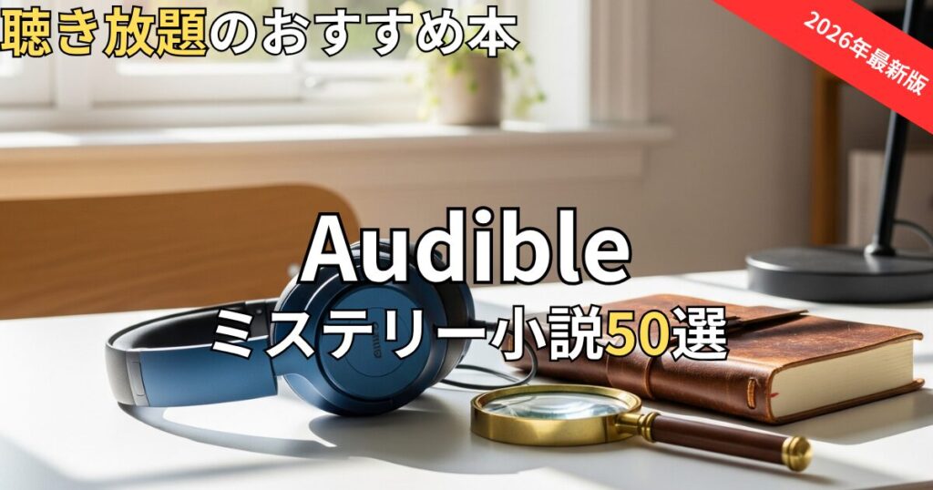 オーディブルミステリー小説おすすめ50選　2026年最新