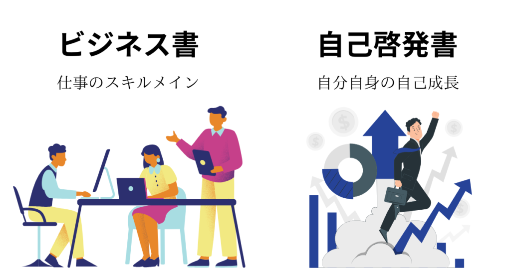 【本の紹介前に】ビジネス書と自己啓発書の違い