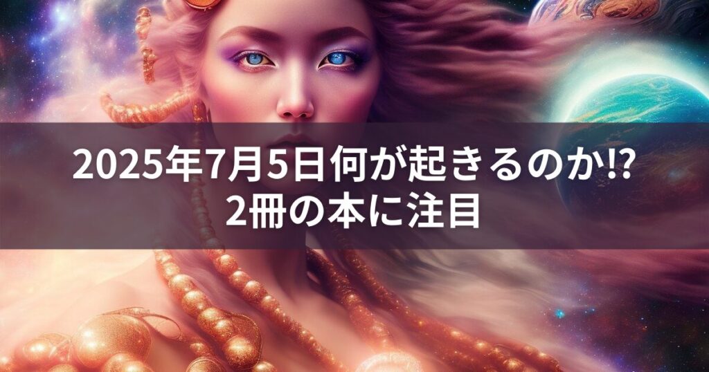 2025年7月5日何が起きるのか⁉2冊のスピリチュアルな本から読み解こう