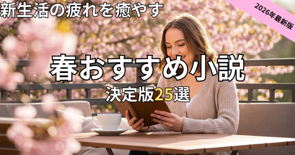 春おすすめ小説25選　2026年