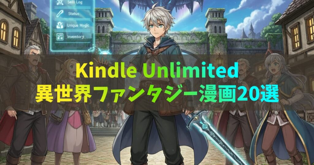【全巻イッキ読み多数】Kindle Unlimitedでおすすめの異世界ファンタジー漫画20選