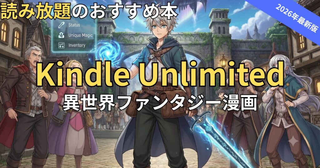Kindle Unlimitedでおすすめの異世界ファンタジー漫画　2026年最新