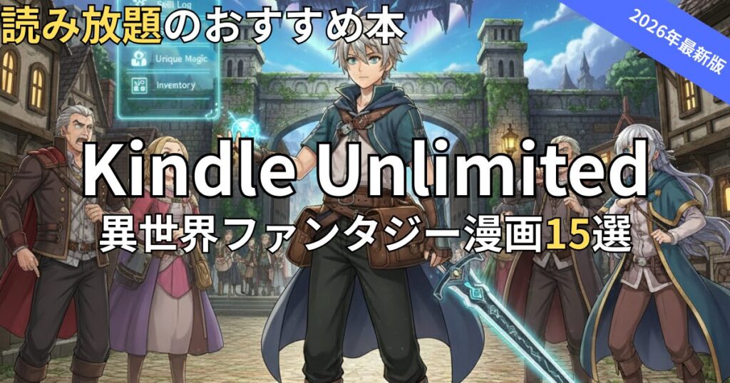 Kindle Unlimited異世界ファンタジー漫画おすすめ15選