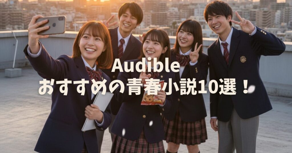 【2025年】オーディブルで聴けるおすすめの青春小説10選！【人気の話題作も聴き放題】