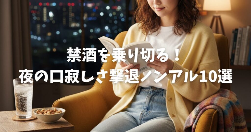 【禁酒成功者が教える】『そろそろお酒やめようかな』実践編：夜の晩酌時間におすすめノンアル飲料10選