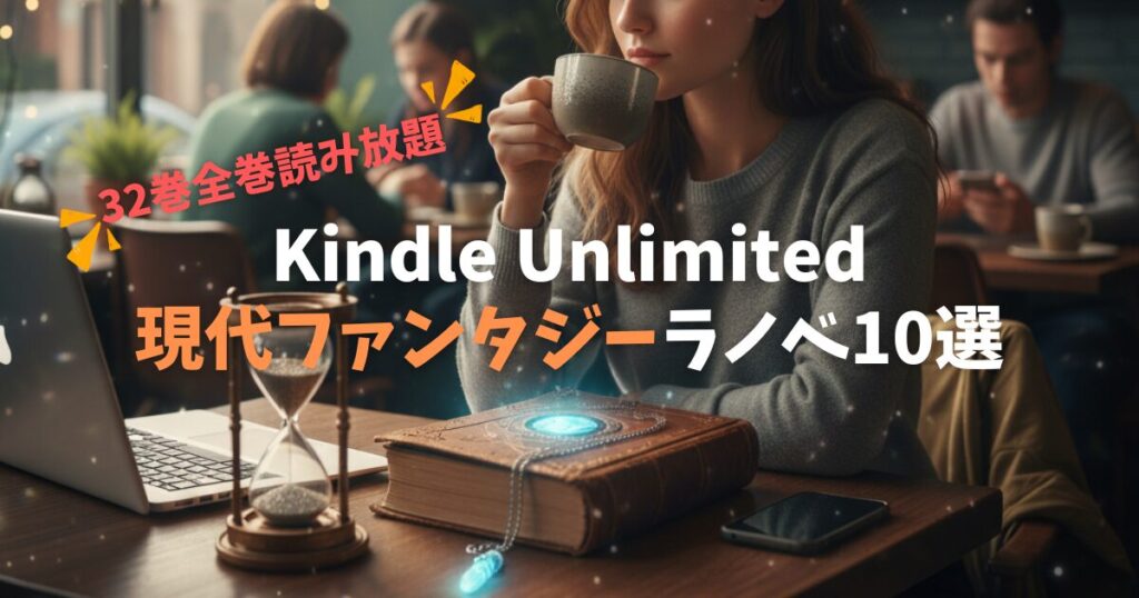 【32巻全巻読み放題！】Kindle Unlimitedでおすすめの現代ファンタジーラノベ10選