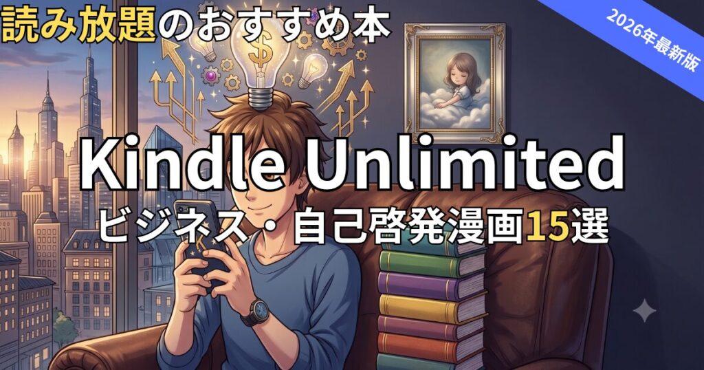 Kindle Unlimitedビジネス・自己啓発漫画おすすめ15選