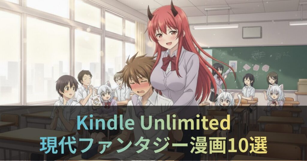 【全巻イッキ読みも！】Kindle Unlimitedでおすすめの現代ファンタジー漫画10選