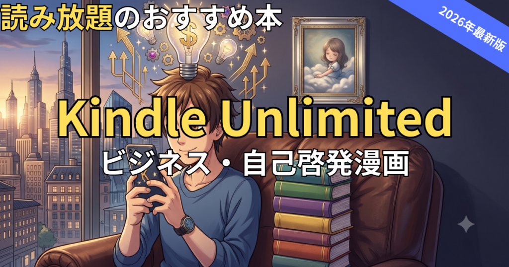 Kindle Unlimitedでおすすめのビジネス・自己啓発漫画　2026年最新