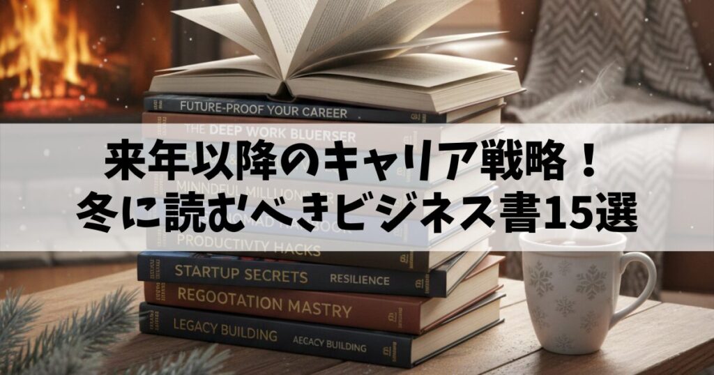 【2026年最新版】冬に読むべきビジネス書15選｜キャリア戦略・集中力を高める自己投資リスト