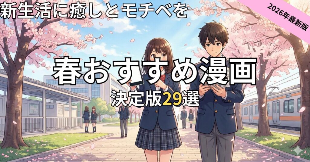 春おすすめ漫画29選　2026年最新
