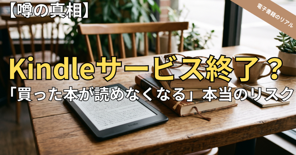 Kindleはサービス終了する？「買った本が読めなくなる」噂の真相と電子書籍の本当のリスク